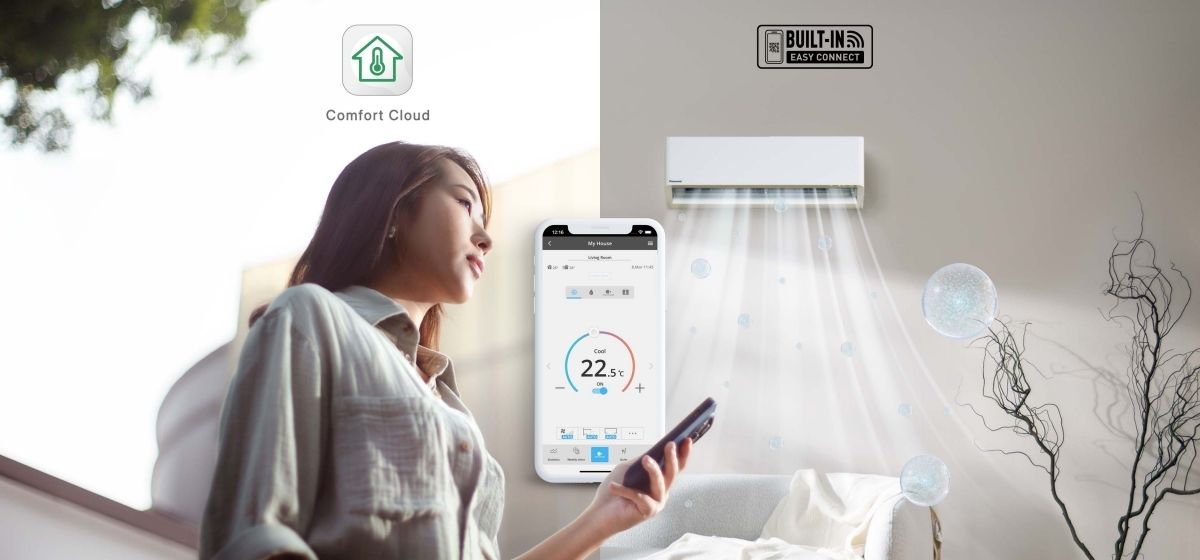 Điều khiển từ xa thông minh qua Panasonic Comfort Cloud
